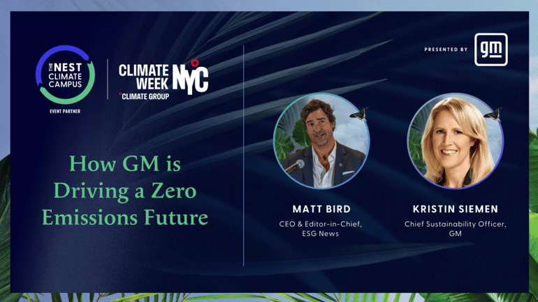 How GM is Driving a Zero Emissions Future