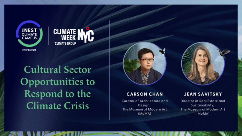 Cultural Sector Opportunities to Respond to the Climate Crisis